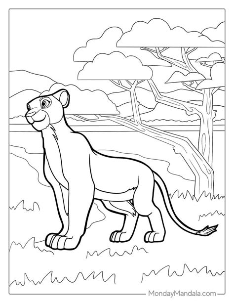 32 Lion King Coloring Pages Free Pdf Printables