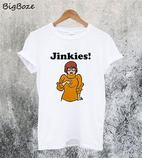 Scooby Doo Jinkies Velma Dinkley T Shirt Shirts Velma Dinkley Print Clothes