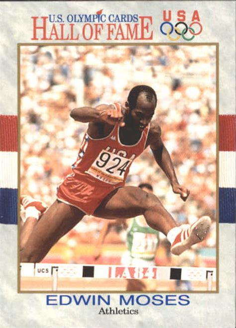 1991 Impel Us Olympic Hall Of Fame Multi Sport Card 25 Edwin Moses