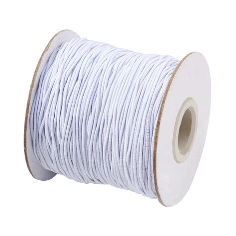 109 Yards 1mm Elastic Nylon Cord Round Beading String For Jewelry
