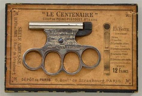 Vintage Brass Knuckles Gun Barnorama