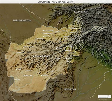 Map Of Afghanistan Topographic Map Worldofmaps Net On