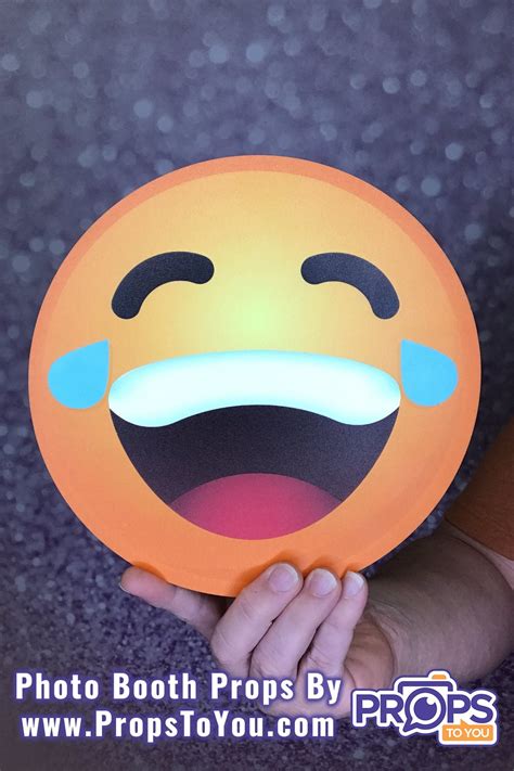 Emojis Laughingtears Of Joy Face Photo Booth Prop Etsy Uk