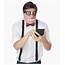 Geeked Out Nerd Costume Mens Mask  Funny Costumes