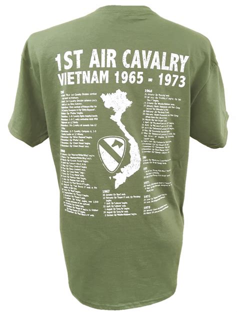 1st Air Cavalry Division Us Army Vietnam War Military T Etsy