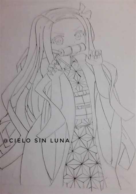 Un Dibujo De Nezuko •dibujos Y Animes• Amino