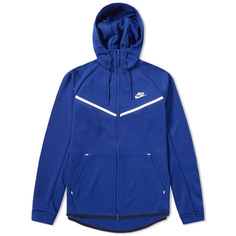 Nike Tech Fleece Hoody Deep Royal Blue & White | END. (UK)