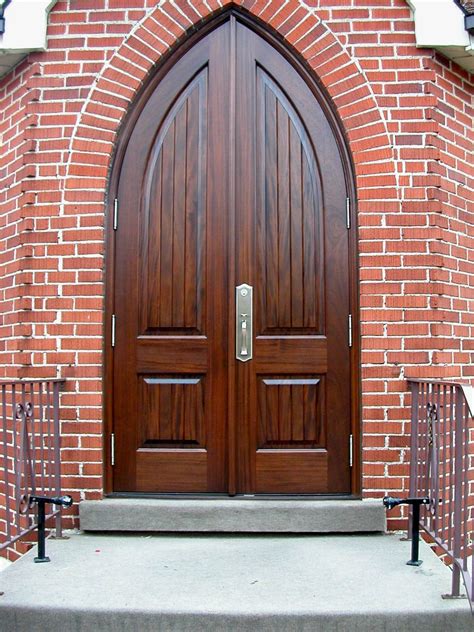 K 19solidwoodchurchdoorhandmade Amberwood Doors Inc