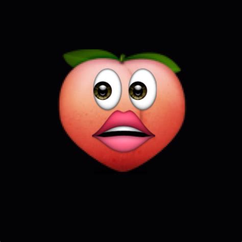 Peach Emoji Eyes Lips