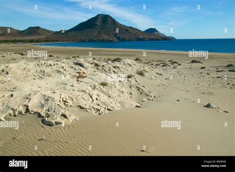 Cabo De Gata Nijar Natural Park Los Genoveses Beach Almeria Spain Stock Photo Alamy