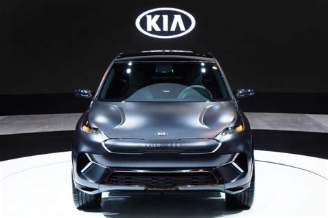 Kia Reveals All Electric Niro Ev Car Body Design