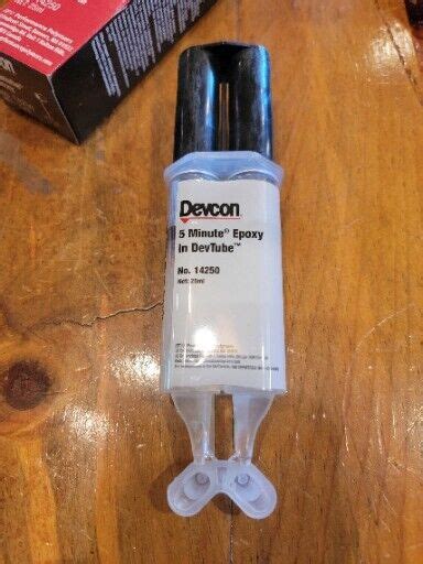 2 Pack ~ Devcon 14250 5 Minute Epoxy Fast Setting Clear Epoxy Adhesive