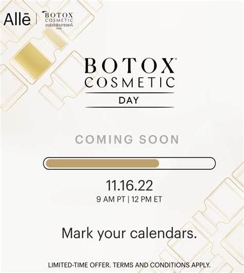 Mark Your Calendars, Peaches! National BOTOX® Day Is Wednesday, Nov. 16