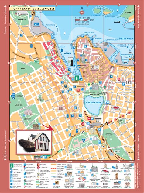 Stavanger Tourist Map Images And Photos Finder