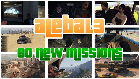80 New Missions Alebal3 Missions Pack Mission Maker Gta5