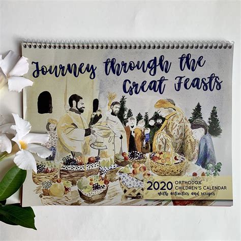 2020 Orthodox Childrens Calendar Journey Through The Great Feasts