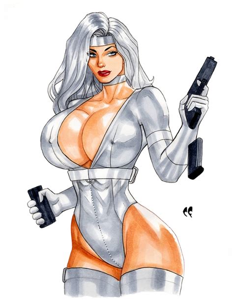 Silver Sable In Christopher Foulkes S Chris Foulkes Artwork Comic Art