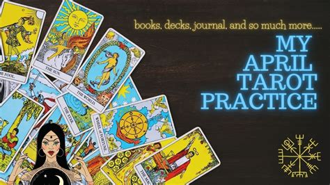 My April Tarot Practice Apriltarotpractice Books Decks Journals And
