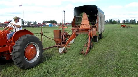 Orange Spectacular 2012 Allis Chalmers Wd45 With Chopper Youtube