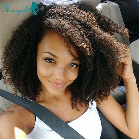 Buy Brazilian Virgin Hair Wig Afro Kinky Curly U Part