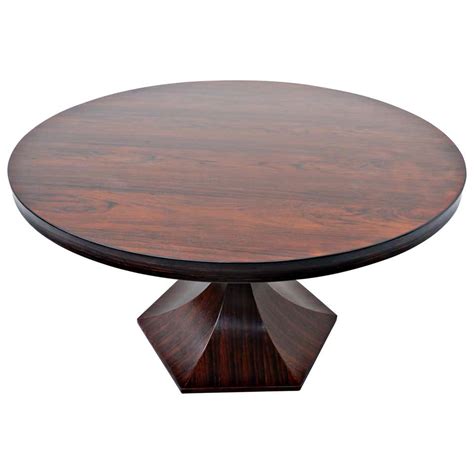 20th Century Round Dining Table In The Style Of Carlo De Carli In Wood