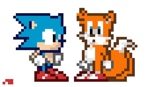 Editing Sonic N Tails Color Free Online Pixel Art Drawing Tool Pixilart
