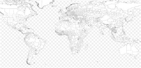 World Map Outline High Resolution Vector At Getdrawings Free Download