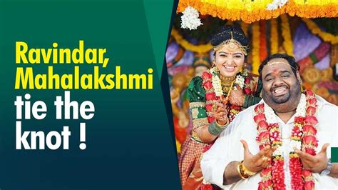 Producer Ravindar Chandrasekaran Marries Actress Mahalakshmi See Pics