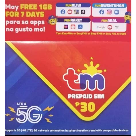 Tm Sim Card Lte And 5g Ready Wholesale 50pcs1050 Pesos Shopee