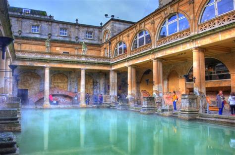 The Roman Spa At Bath Spa Roman Baths House Styles