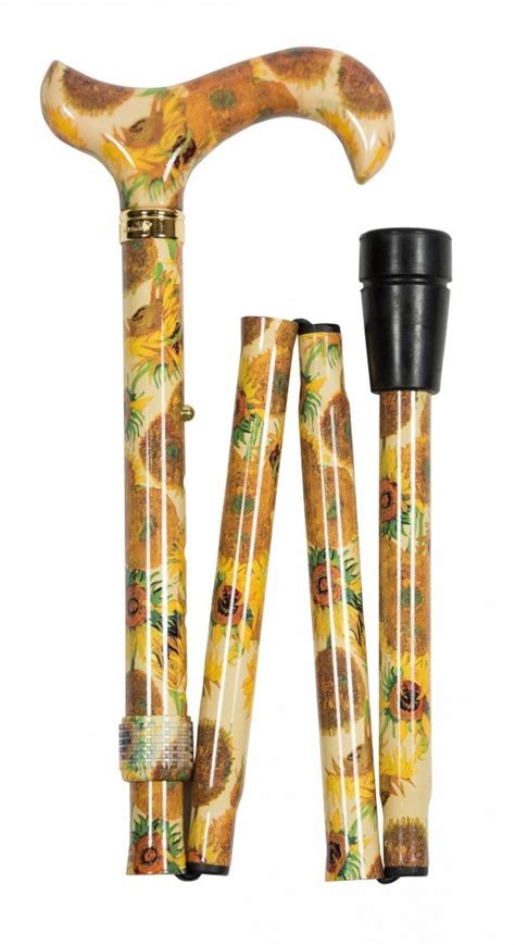 Folding National Gallery Derby Sunflowers Code 4662a The Walking Stick Store Classic