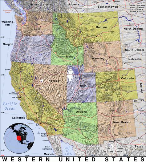 List 91 Wallpaper Map Of The West Region Of The United States Latest