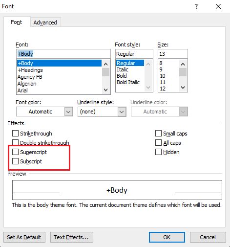 How To Insert Subscript And Superscript In Word Text Styling Free