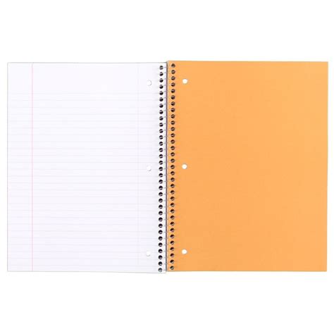 Mead Spiral Notebooks 3 Subject Wide Ruled Paper 120