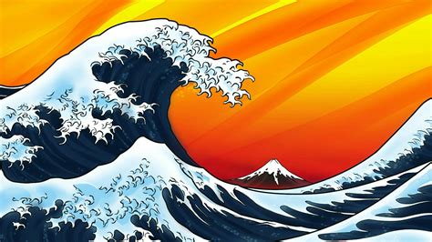 Artistic The Great Wave Off Kanagawa Hd Wallpaper By Hokusai