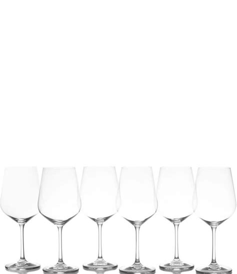 Mikasa Gianna Red Wine Glasses Set Of 6 Dillard S
