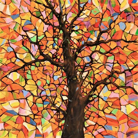 Pin By Eric Siebenthal On Colorful ღ Abstract Tree Painting Abstract