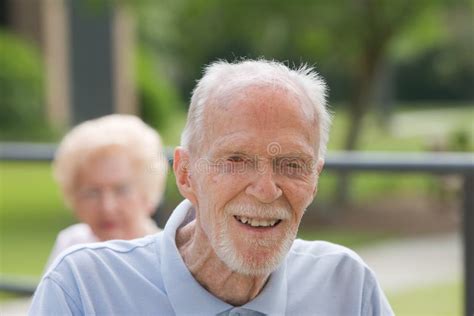 13428 Old Man Smiling Outside Stock Photos Free And Royalty Free Stock