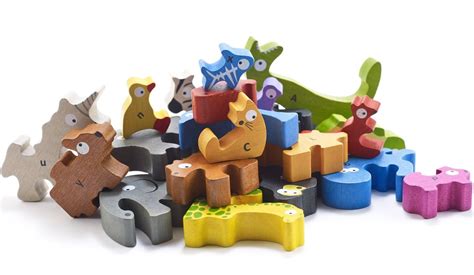 Animal Alphabet Parade Chunky Wooden Puzzle Ebay