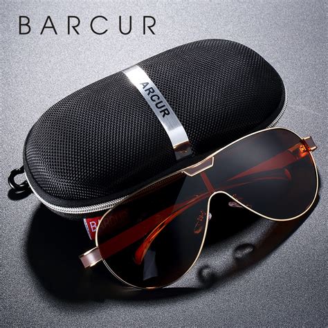 barcur driving polarized sunglasses men brand designer sun glasses for men sports eyewear
