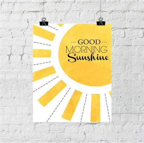 Good Morning Sunshine 8x10 Illustrated Nursery By Thecopperanchor 5