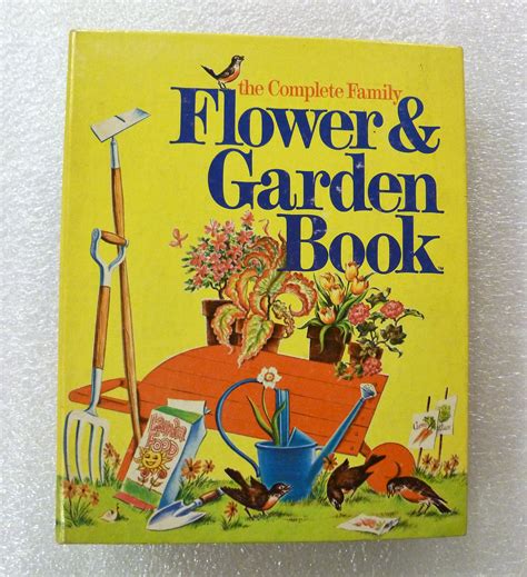Vintage Flower And Garden Guide Book