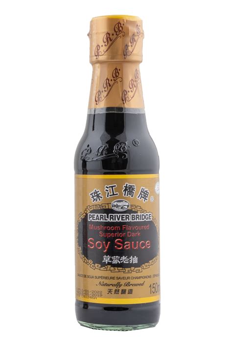 Prb Mushroom Flavoured Superior Dark Soy Sauce 48x150ml Bulkbox Wholesale