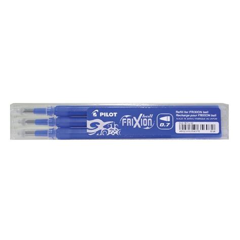 Pilot Frixion Blue Erasable Clicker Pen Refills Pack Of 3 Pi35598