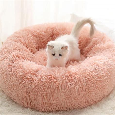 Auoker marshmallow cat bed, calming pet dog bed, cuddler puff cushion for large medium small dogs puppy kitty kitten 4.3 out of 5 stars 57. Rainbow Marshmallow Cat Bed in 2020 | Cat bed, Dog pet ...