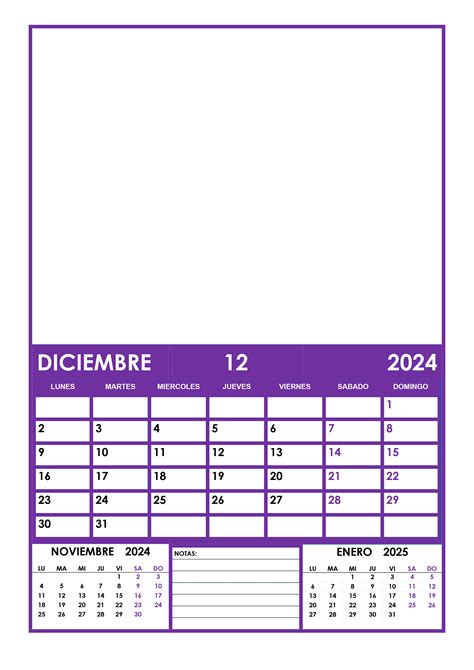 Calendario Diciembre 2024 Calendariossu