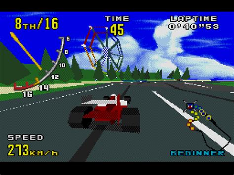 Virtua Racing Mega Drive Screenshots