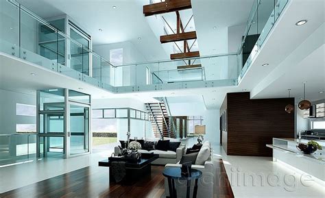 Architectural Render Of A Modern Interior House Designed By Boyd