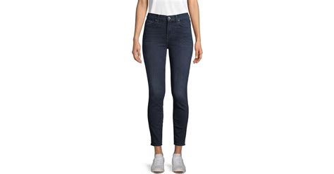 7 For All Mankind Denim Gwenevere High Waist Ankle Skinny Jeans In Blue