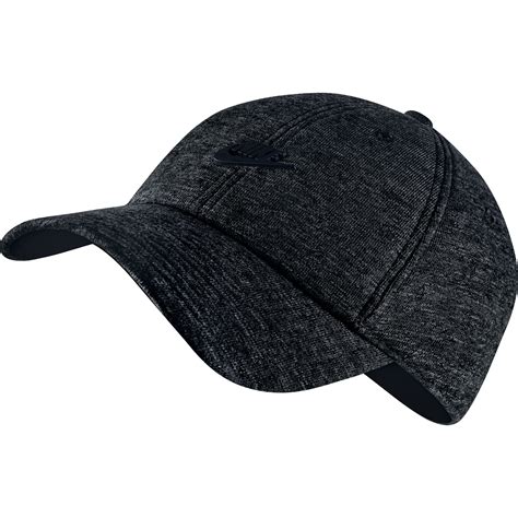 Nike Heritage 86 Futura Unisex Adjustable Hat Cap Black Heatherblack